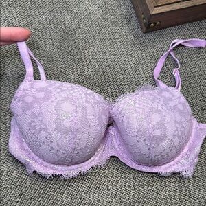Lace Push-Up Bra - Lavender